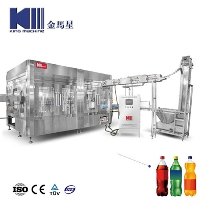 Kolsýrt gosdrykk á flöskum drykk CSD átöppunarvél